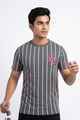 Dark Mens Stripe Tees - NY