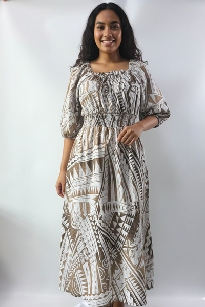 Akamu Lydia Midi Dress Buli