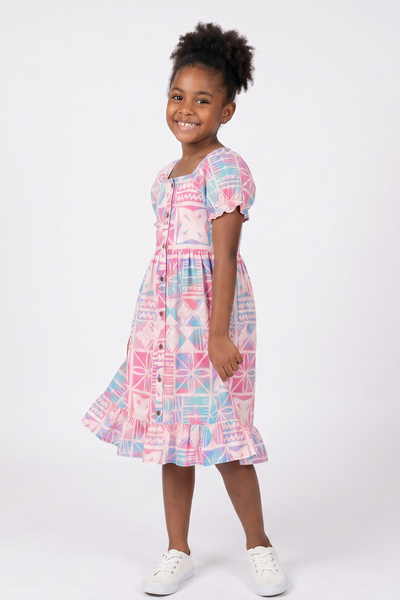 Akamu Girls Ala Dress- Lomai