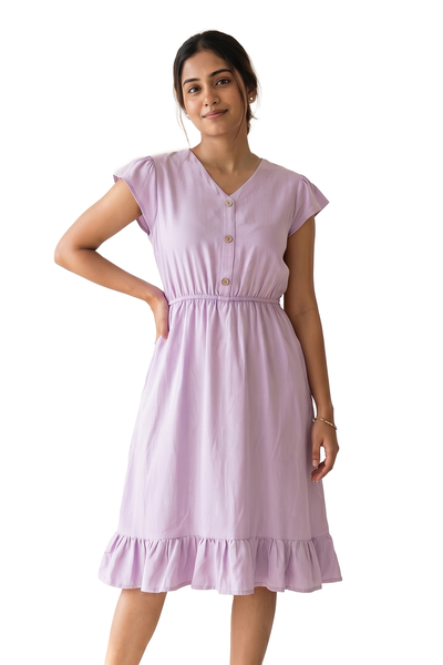 Nifty Soul V Neck Dress 