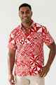 Tribal Origin Mens Bula Shirt- Masi