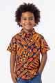 Tribal Origin Boys Bula Shirts- Kapa