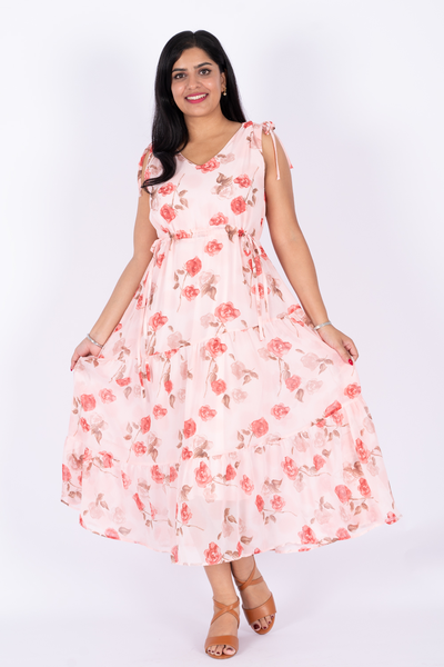 Nifty Soul Ruffled Hem Dress 