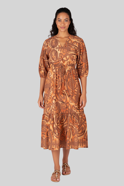 Akamu Dolly Midi Dress Boselawa