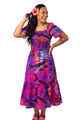 Akamu Smoked Ruffled Hem Dress Koroi