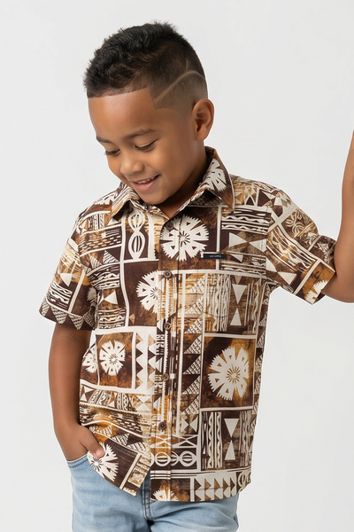 Akamu Boys Shirt -Hamo