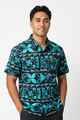 Tribal Origin Mens Bula Shirt- Senikau