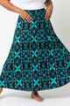 Tribal Origin Vale A line Maxi Flare Skirt - Senikau