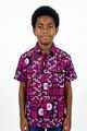 Tribal Origin Boys Bula Shirt- Tapa