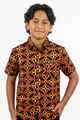 Tribal Origin Boys Bula Shirts- Siapo