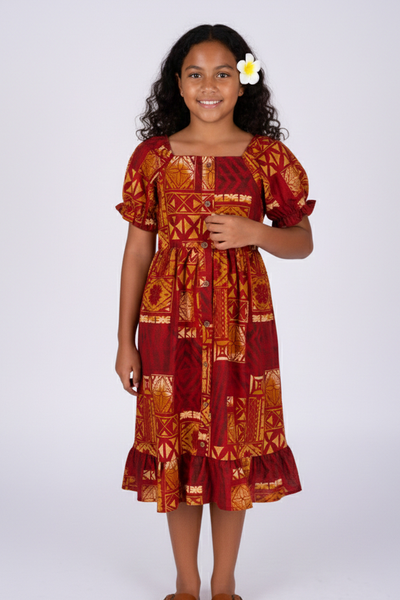 Akamu Girls Ala Dress- Kato
