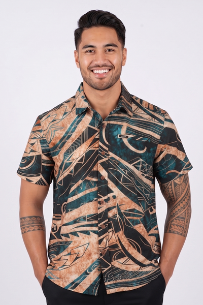 Akamu Mens Shirt - Seki