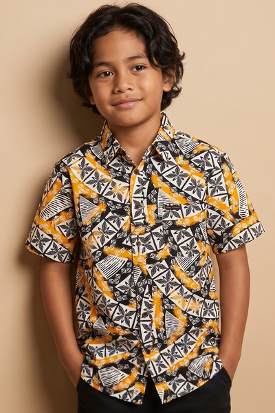 Tribal Origin Boys Shirt- Siale