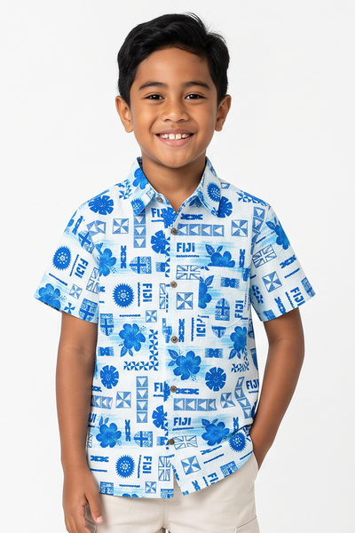 Fiji Day Boys Bula Shirt - For Fiji