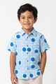 Fiji Day Boys Bula Shirt - Banner Blue