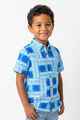 Fiji Day Boys Bula Shirt - Banner Blue