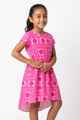 Fiji Day Girls Maddie Dress- Banner Blue