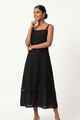 Nifty Soul Smocked Dress With Lace