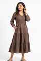 Nifty Soul Ruffled Hem Dress