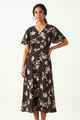 Nifty Soul Dress With Frill Sleeve