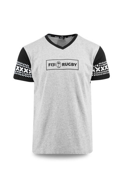 Fiji Rugby Mens V-Neck Tees - Nasoki
