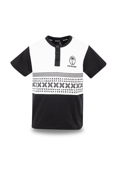 Fiji Rugby Kids Henley Tees - Jonasi